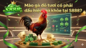 Mào gà đỏ tươi có phải dấu hiệu gà khỏe tại S888?
