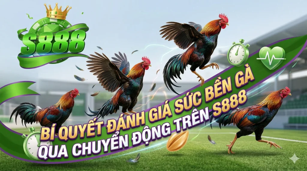 Bí quyết đánh giá sức bền gà qua chuyển động trên S888