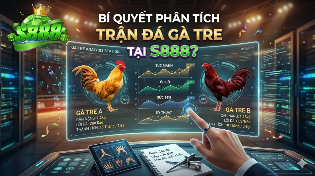 Bí quyết phân tích trận đá gà tre tại S888